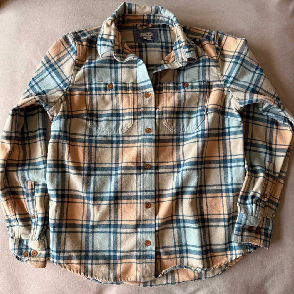 L.L. Bean Plaid Shacket